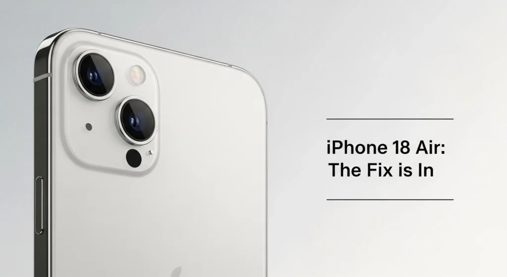 iPhone 18 Air design