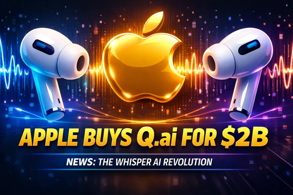 Apple’s $2 Billion Q.ai Acquisition: The Secret Weapon for a "Whisper-Speech" AI Revolution