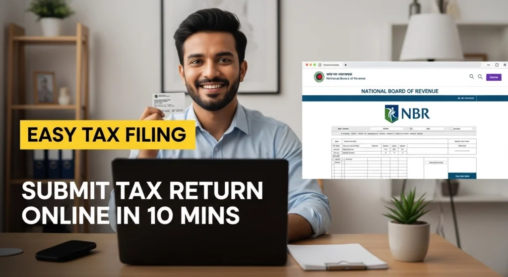 Step-by-step guide to submit tax return online in Bangladesh.