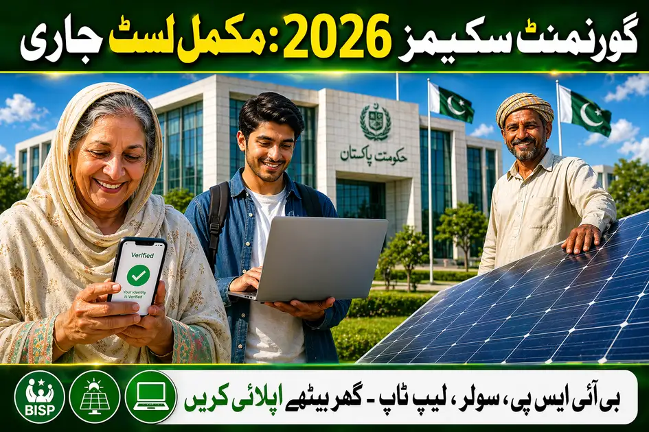 List of Government Schemes in Pakistan 2026 - Zebialerts