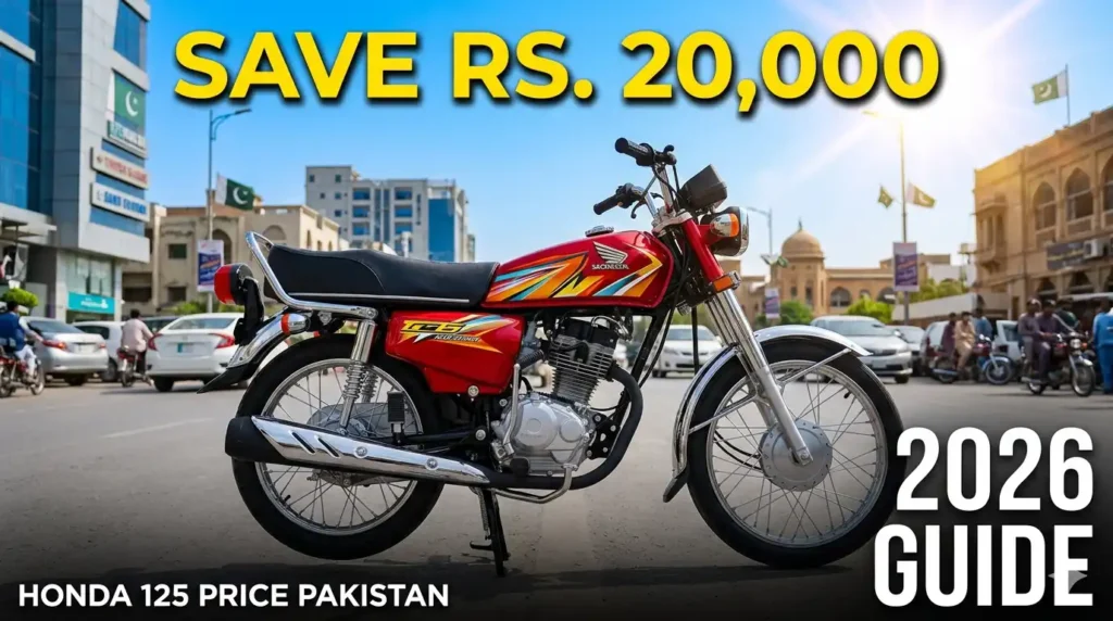 Honda 125 price in Pakistan 2026 red colour model at dealership