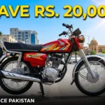 Honda 125 price in Pakistan 2026 red colour model at dealership