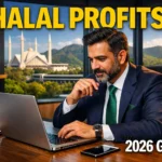 Meezan Islamic Fund halal investment guide 2026 Pakistan - professional investor reviewing returns